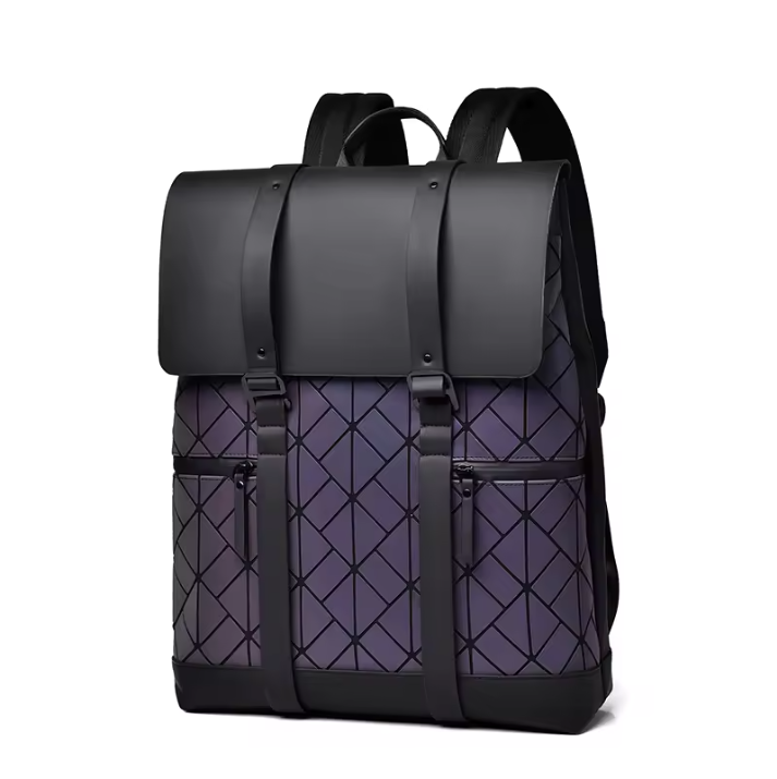 Oxford Men's Luxurious Dual Shoulders Travel Backpack New Outdoor Waterproof Student Business Laptop Bag with Zipper Closure